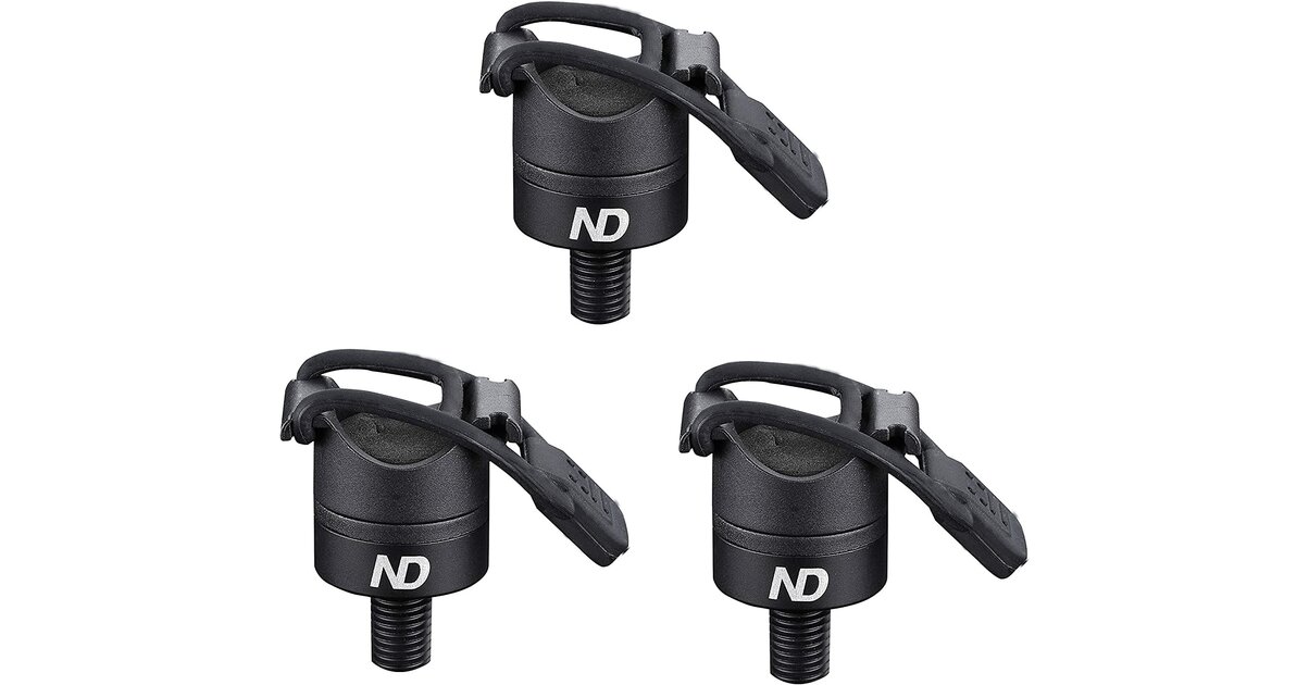 Lot De 10 Supports Magnétiques Hameçons Pêche Avec Anneaux Caoutchouc - Fixation Canne à Pêche